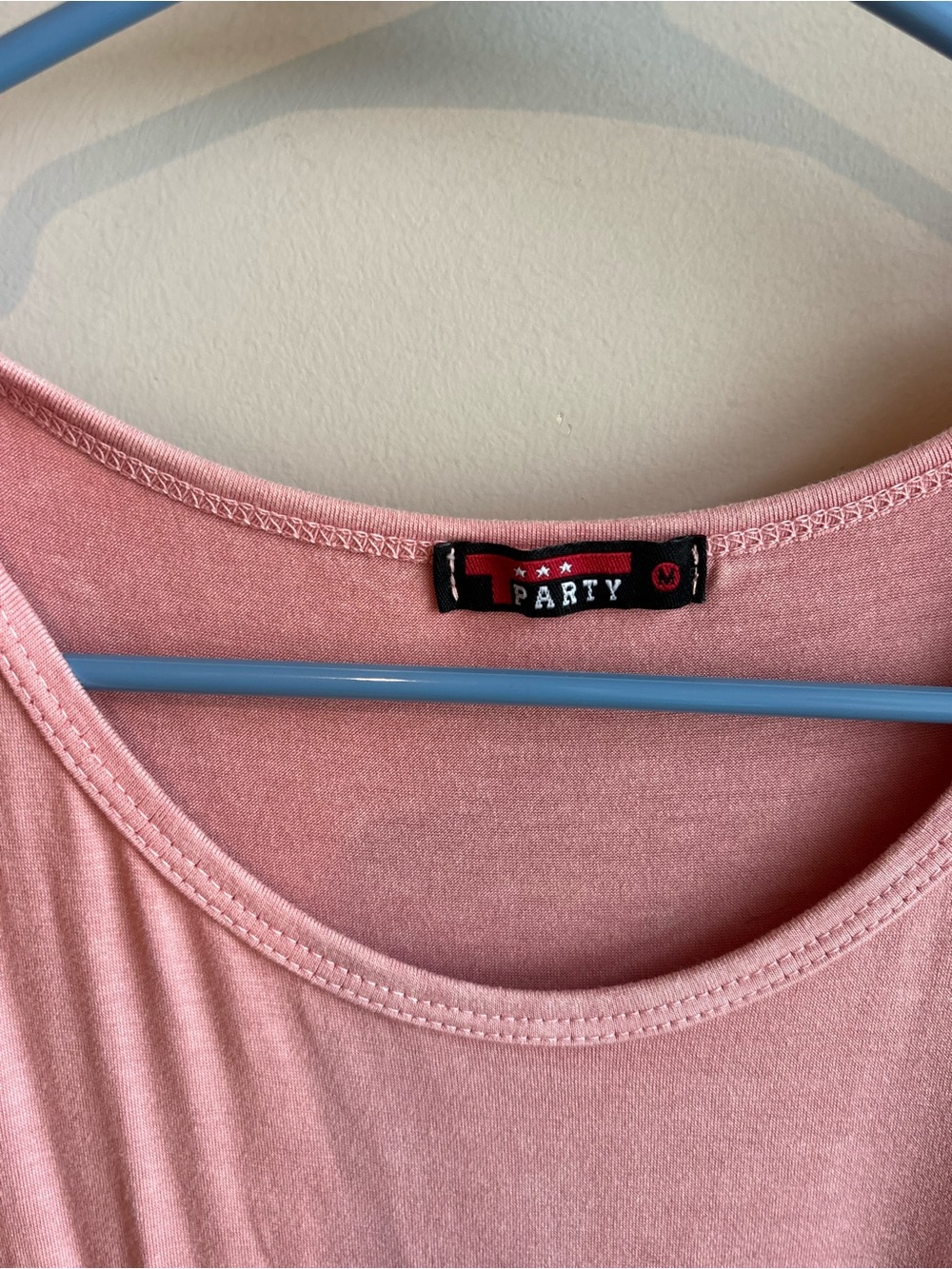 T Party Soft Pink Sleeveless Swing Tank with Lace Panels - Picture 3 of 4
